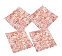 HONITANO 4Pcs Dollhouse Miniature Tiles Set, Realistic Kitchen Bathroom Living Room Floor Decor for Dollhouse Crafts and Miniature Furniture Accessories