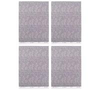 HONITANO 4Pcs Dollhouse Wallpaper Peel and Stick - Miniature Self-Adhesive Wallpaper Wall Cladding Brick Texture for Dollhouse Accessories, Scrapbooking, and Junk Journal Crafts Grey