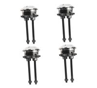 HONITANO 4Pcs Dual Push Toilet Flush Buttons Electroplated PP Water Tank Replacement Easy Install Durable Water Saving Toilet Button for Bathroom Cistern Repair Random Color