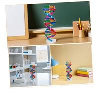 HONITANO 4pcs Educational Human Genes Model DIY Double Helix Dna Molecular Structure Teaching Kit for Classroom School Home Use
