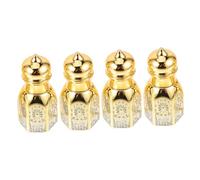 HONITANO 4pcs Essential Oil Bottle Vintage Perfume Sample Bottle for Travel Random Style