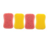 HONITANO 4pcs Exfoliating Bath Sponges Soft Skin Friendly Body Scrubbers for Shower Bathroom Home Comfortable Random Colors Random Color