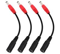 HONITANO 4pcs Guitar Effects Cable Reverse Polarity Adapter for Guitar Effect Pedal Power Supply Multi-color for Live Performance and Studio Use