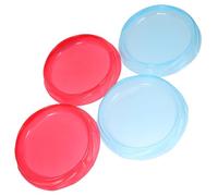 HONITANO 4pcs Gyro Battle Stadium Tray for Indoor Outdoor Gaming Balanced Spinning Top for Fair Competition and Strategic Play Portable Lightweight Design for Travel and Parties