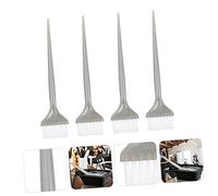 HONITANO 4pcs Hair Dye Brush with Flexible Stiff Bristles for Even Color Application Reusable Salon Accessories for DIY Hair Coloring at Home Easy to Clean
