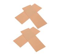 HONITANO 4pcs Khaki Sole Protectors for High Heels Transparent Anti-Slip Shoe Pads with Cushioning Forefoot Relief Non-Skid Inserts for Women S Boots and Heels