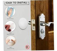 HONITANO 4PCS Large Adhesive Silicone Door Stopper Pads for Cabinets Sound Dampening Shock Absorber with Strong Bond Reusable Protective Cushion