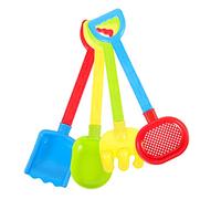 HONITANO 4pcs Lightweight Sand Digging Set for Safe Non Toxic Sand Tools for Beach and Backyard Play and Outdoor Fun Random Color