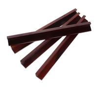 HONITANO 4Pcs Mini Wooden Mahjong Tile Pushers with Grooved Rulers Portable Rummy Tiles Game Rack and Domino Holder for Mexican Train