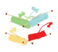 HONITANO 4pcs Miniature Knitting Sweater Ornaments for Doll House Decoration Tiny Knit Sweater Models and Lake for Miniature Scene Enhancements