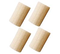 HONITANO 4pcs Natural Loofah Bath Scrubber Exfoliating Body Washing Brush for Comfortable and Cleaning for