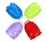 HONITANO 4pcs Outdoor Snow Ball Clips Mold for Winter Play Creative Thickened Protects Hands From Frostbite Bright Colors Encourage Active Fun and Exercise Random Color