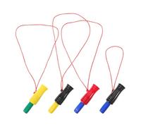 HONITANO 4pcs Pheasant Call Duck Noise Whistles with Portable Plastic Design for Emergency Use and Outdoor Boating Or Camping Hunting Accessories
