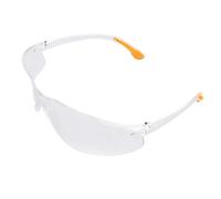 HONITANO 4pcs Protective Windproof Goggles Transparent Eye Protector Wear Resistant Material Safety Glasses with Ergonomic Fit for Construction Laboratory Use Random Color