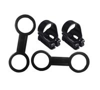 HONITANO 4Pcs Reusable Silicone Snorkel Tube Keeper Flexible Snorkel Retainer Clips for Diving Mask Straps Accessory for Adult and Scuba Diving