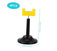 HONITANO 4pcs Rotating Bracket Lightweight Electrostatic Experiment Tool for Physics Teaching Equipment Junior High School Friction Static Electricity Laboratory Supplies