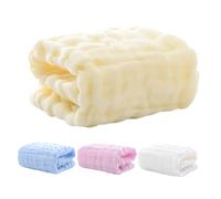 HONITANO 4pcs Six-Layer Cotton Baby Washcloths Soft Infant Burp Cloths Machine Washable Towels Protect Sensitive Skin for Newborn Bath and Baby Shower Party