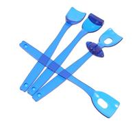 HONITANO 4pcs Speech Improvement Device Tongue Muscle Trainer Oral Motor Strengthener Set Friendly Spoon Shapes for Therapy and Eating Habit Development