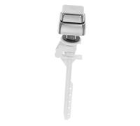 HONITANO 4pcs Toilet Push Buttons for Side Mount Water Tank Single Flush Repair Kit with Smooth Electroplated Surface Easy Installation Compatible with Toilets for Home and Hotel Use