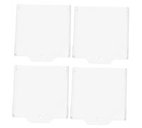 HONITANO 4pcs Transparent Emergency Switch Cover Fire Safety Button Protector Guard for Indoor Outdoor Use with Stable Temperature Tolerance and Space-saving Design