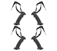 HONITANO 4pcs Trekking Pole Handle Grip with Wrist Strap Straight Replacement for Mountaineering Poles Ergonomic Anti-fatigue Hiking Stick Accessories Compatible with Walking Sticks and