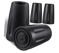 HONITANO 4pcs Trekking Pole Tips Durable for Hiking Sticks Easy Installation Trekking Sticks Protectors Suitable for Paved Trails and Sidewalks