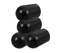 HONITANO 4Pcs Upright Bass Endpin Rubber Tip Protector Slip Cello Endpin Stopper Easy Installation Durable Replacement Cap for Bass Instruments Suitable for Various Cello Models