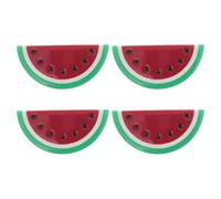 HONITANO 4pcs Watermelon Hair Clips Acetate Fruit Mini Hairpins Cute Cartoon Spring Claw Clips Small Hair Accessories for Women Daily Styling Summer Parties