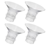 HONITANO 4Pcs Wearable Breast Pump Flange Inserts Silicone for Electric Breast Pump Parts Comfortable Safe Fit Easy to Use