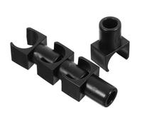 HONITANO 4pcs Wheelchair Support Blocks U Shaped Seat Rail Guide for Tubing Durable Wheelchair Rail Parts for Smooth Sliding and Enhanced Stability Easy Replacement Accessory