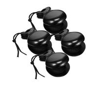HONITANO 4pcs Wooden Spanish Castanets Traditional Percussion Instruments for Dance Band Performances Handheld Finger Musical Instruments with Modern Craftsmanship and Sl esign