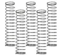 HONITANO 5 Pcs Trumpet Button Springs Silver Replacement Accessories for Trumpet Models with Stretchable Compression Function