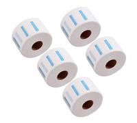 HONITANO 5 Rolls Disposable Stretchy Salon Neck Band Flexible Barber Paper Neck Strips for Haircut Coloring and Styling for Adults