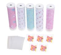 HONITANO 5 Sets DIY Kaleidoscope Craft Kits for Materials Easy Assembly Educational Art Supplies for Bonding Classroom Party Favors and Scientific Experiment