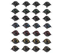 HONITANO 50 Sets Handmade Plastic Craft Eyes for Soft Safety Eyes for Crochet Animals DIY Stuffed Plush Dolls Expressive Eyeballs for Making