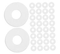 HONITANO 500Pcs Vinyl Screw Gaskets Flat Round Washers for Screws Anti-loose Sealing Insulated Plastic Washers Home Repair Tool Kit Replacement