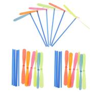 HONITANO 50pcs Hand Whirl Dragonfly Plastic Flying Outdoor Fun Fly for Boys Party Play Safe Entertainment Random Color