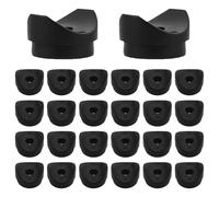 HONITANO 50pcs Saddle Washers - Plastic Curved Spacers Duckbill Gaskets for Walker Round Pipe Furniture Stability - Noise-Reducing Replacement Washers, 0.24" ID x 0.5" OD