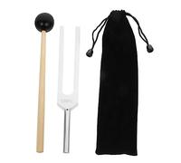 HONITANO 528hz Tuning Fork Set for Chakra Healing and Musical Instruments, Aluminium Alloy with Wooden Hammer, Silver Colour, for Yoga Meditation and Sound Therapy