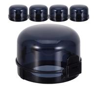 HONITANO 5Pcs Babyproofing Stove Knob Covers: Gas Stove Protective Covers High Temperature/Oil Resistant & Waterproof for Kitchen Child Safety Prevent Accidental Switching Black