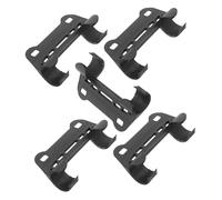 HONITANO 5pcs Bike Pump Holder Clip Durable Pump Fixing Bracket Portable Inflator Frame Accessories for Bicycle Models Lightweight Design Black