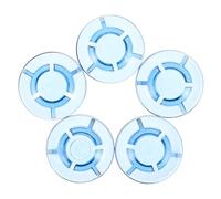 HONITANO 5pcs Blue Mushroom Guitar Pedal Footswitch Toppers Protective Foot Nail Caps for Effect Pedal Knobs Enhance Tactile Feedback and Durability for Guitar Effects