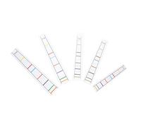 HONITANO 5pcs Cello Fretboard Stickers for Beginners, Intonation Decals for 1/8 to 4/4 Cellos, Position Markers for Practice on Fingerboard, Suitable for Children and Adults