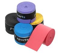 HONITANO 5Pcs Drumstick Sweat Bands Non-slip Wraps for Drum Kits and Electronic Drumsticks Comfortable Sturdy Multi-colour DIY Drum Stick Supplies