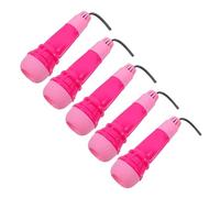 HONITANO 5Pcs Echo Microphones for Educational Simulated Microphone for Boys and Brightly Colored Voice Amplifying to Inspire Imagination and Singing Fun Random Color