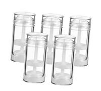 HONITANO 5pcs Empty Plastic Aroma Containers Paste Bottles for Homemade Plastic Container Use As Empty Perfume Bottles Lotion
