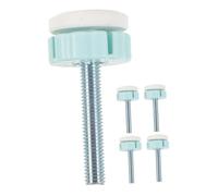 HONITANO 5pcs Gate Spindle Rods Replacement Kit with Nuts for Pet Dog Safety Gates Indoor Staircase Hardware Assortment for Childproofing