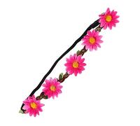 HONITANO 5pcs Hawaiian Flower Hair Band Wreath Sunflower Floral Headpiece for Women Bohemia Style Party Accessories