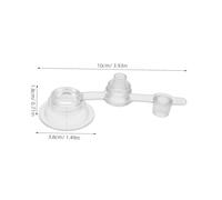 HONITANO 5pcs Inflatable Yacht Valve Lid Replacement PVC Plastic Air Bed Valve Caps for Mattresses and Pillows Airtight Seal for Inflatable Boats and Yachts