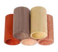 HONITANO 5pcs Natural Wood Essential Oil Diffuser Set, Non-flame Aromatherapy Diffusing Wood for Car and Indoor Use, Multi-wood 3x5cm (beech, Rosewood, Walnut, Golden Teak, Brazilian